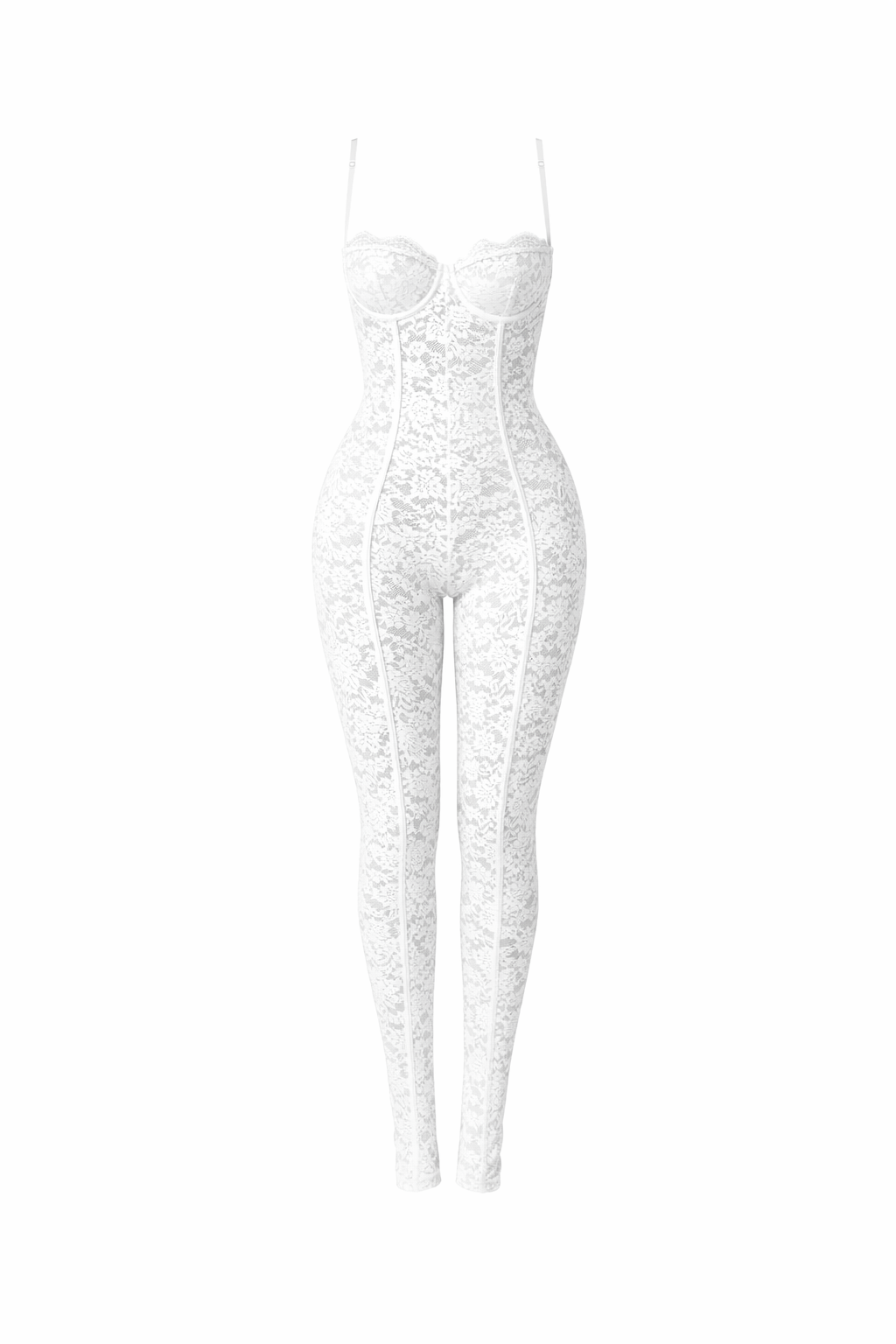 White Lace Jumpsuit
